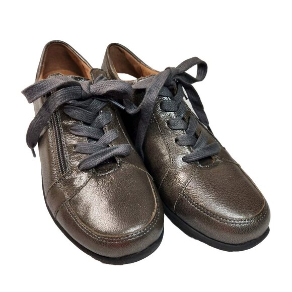 Vionic Shoes - Vionic Women's Size 6 M Abigail Walking Sneakers Shoes Metallic Pewter 286